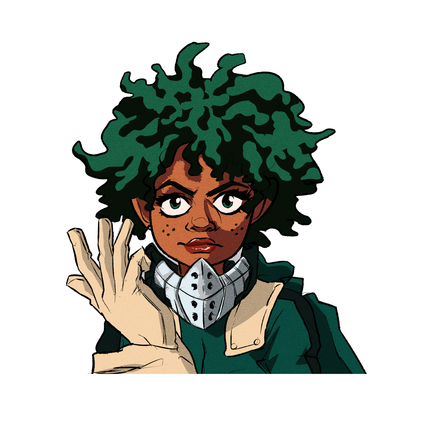 Black Deku (Sticker)