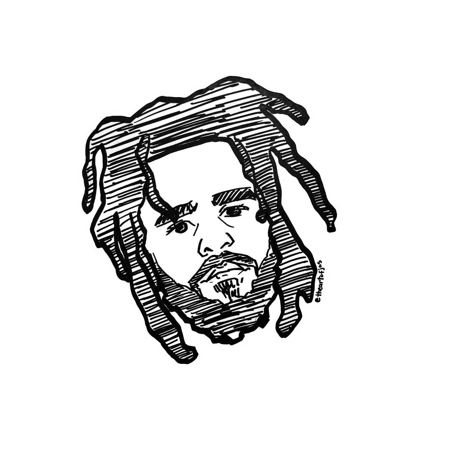 J Cole (Sticker)