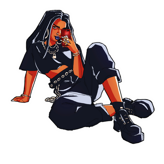 Emo Girl (Sticker)